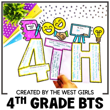 Fourth 4th Day of 4th Fourth Grade First Day of School Sign Activities Coloring