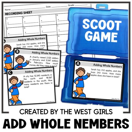 Adding Whole Numbers Addition Word Problems