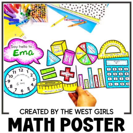 All About Me Math Activity Pennant Bulletin Board Get Getting to Know You