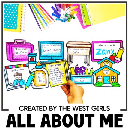 All About Me Reading as a Reader Corner Posters Beginning of Year the Craft