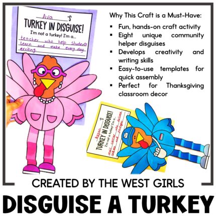 How to Disguise a Turkey in Disguise Writing Craft Family Project Template