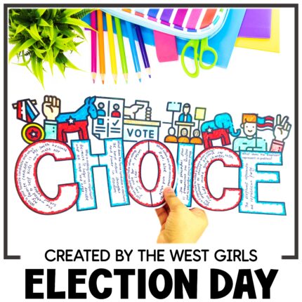 Election Day Craft 2024 Voting Activities Writing Prompts 3rd 4th 5th Grade