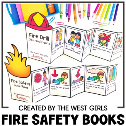 Fire Safety Week Activities Craft Drill Visual Kindergarten First 2nd Grade