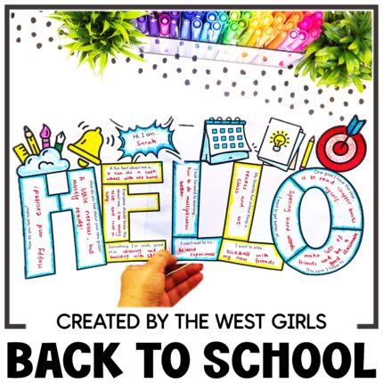 Back to School Fun Ice Breakers First Week of School Art Projects