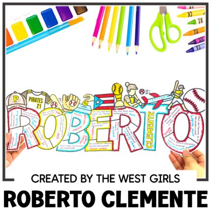 Roberto Clemente Hispanic Heritage Month Craft Activities Art Projects 3rd Grade