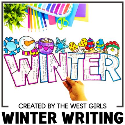 Winter Break Writing Prompts Craft Craftivity Art Projects 3rd 4th 5th Grade 3